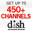 Dish Network small square banner 3 months free